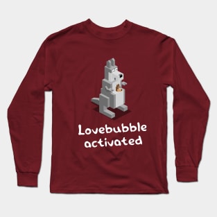 Lovebubble activated - kangaroo and baby Long Sleeve T-Shirt